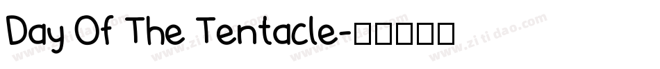 Day Of The Tentacle字体转换